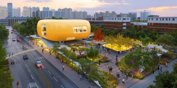 新地標！北京“黃氣球”：西城區城市展覽館