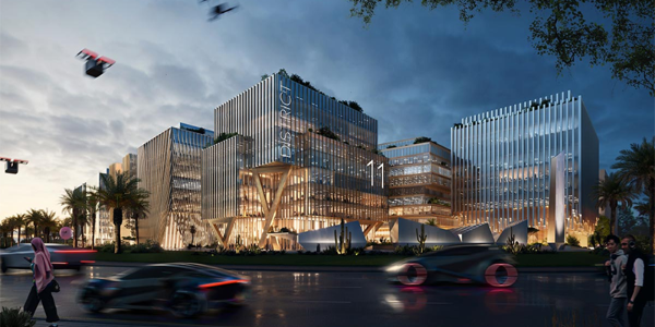阿聯酋首個人工智能辦公社區 / HWKN Architecture