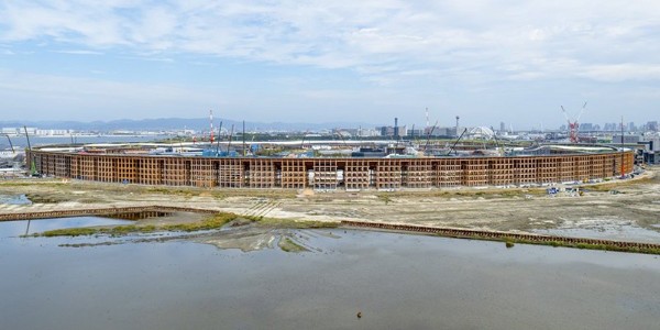 2025年大阪世博會環形木結構即將完成